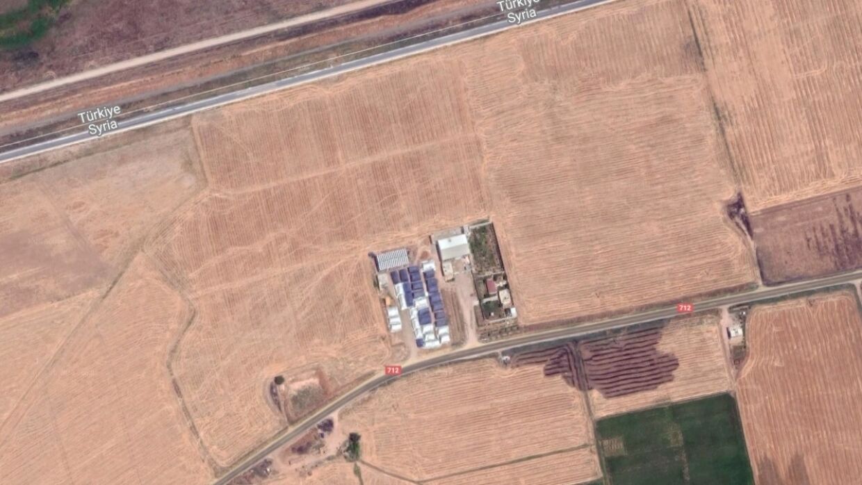 Водонапорная станция «Алюк» на спутниковом снимке