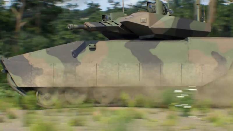 Компания Rheinmetall показала макет БМП Lynx OMFV оружие