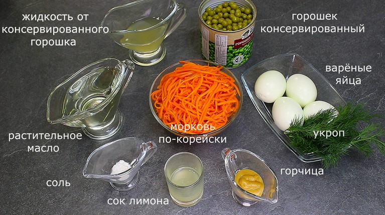 Беру банку ГОРОШКА, морковку и готовлю вкусный салат быстро и просто