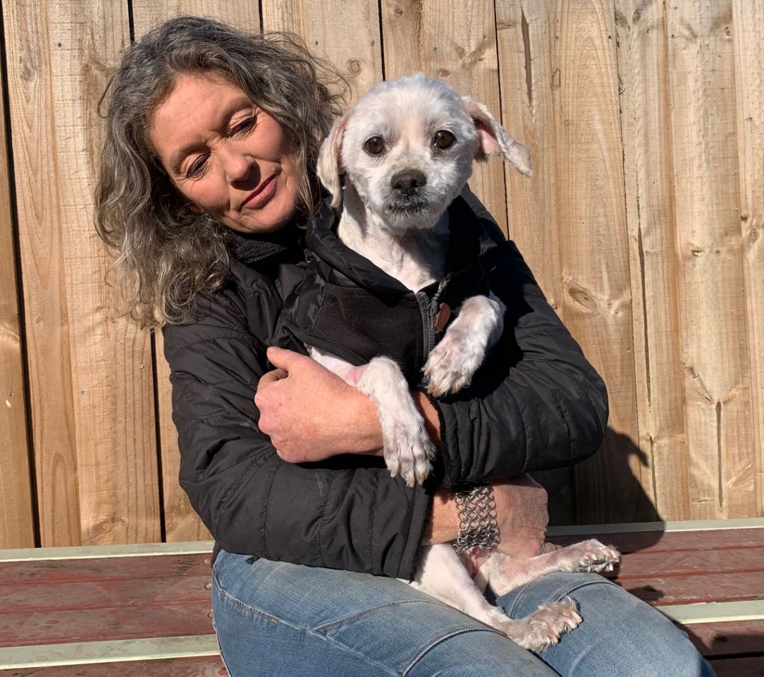 женщина с собакой