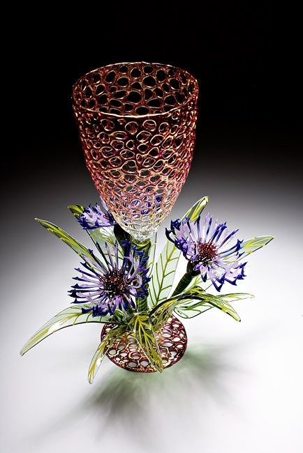 Фантазии из стекла. Так нежно и необычно! идеи,из стекла