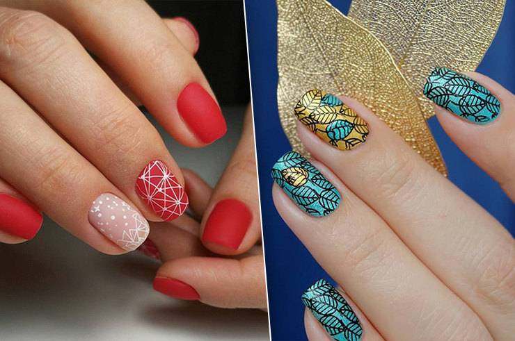 Стемпинг-nails: 30 идей модного маникюра, который ты легко сделаешь сама 304
