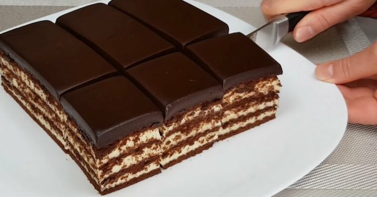 Хитрый рецепт шоколадного торта без выпечки (с нежнейшим кремом)