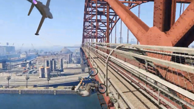 Игроки GTA 5 показали безумный трюк с самолетом и поразили фанатов gta 5 (grand theft auto v,игроки,Игры