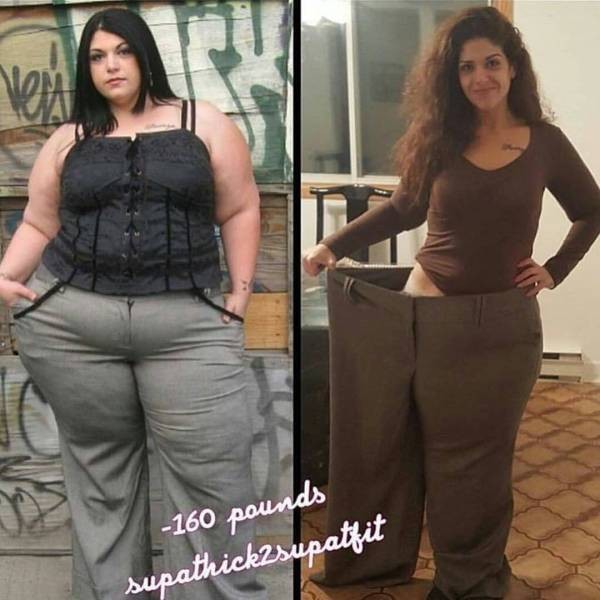 Люди, сумевшие побороть лишний вес (31 фото)