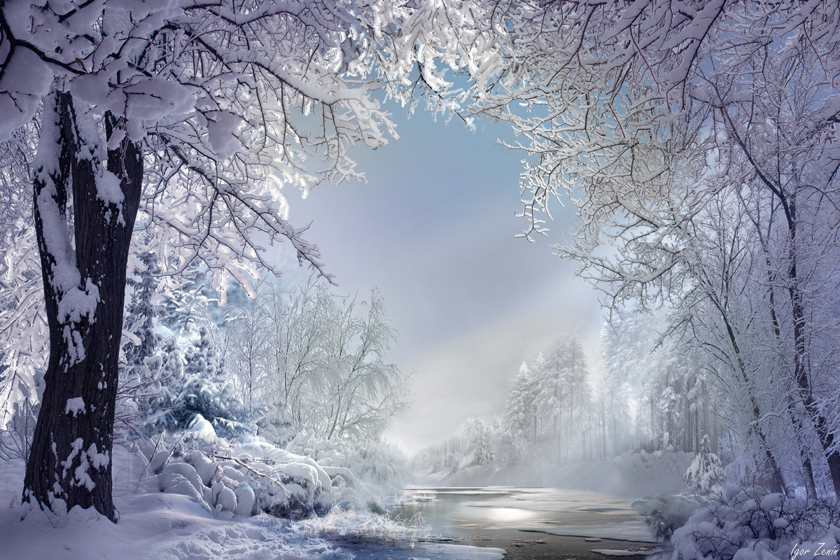 Зимний пейзаж от фотохудожника Игоря Зенина