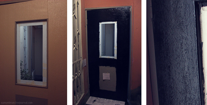 Картина на двери или как шокировать весь подъезд дизайн интерьера,домашний очаг,рукоделие,своими руками,умелые руки