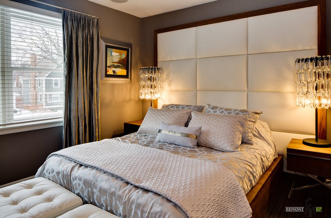 Оформление изголовья кровати