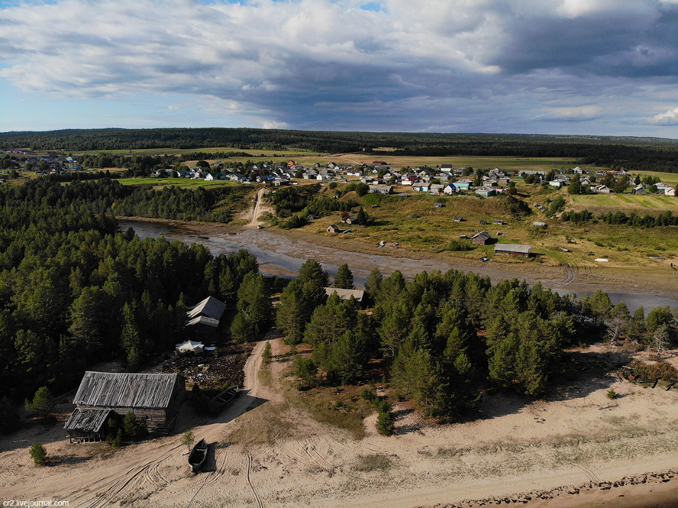 «Кладбище карбасов» на берегу Белого моря