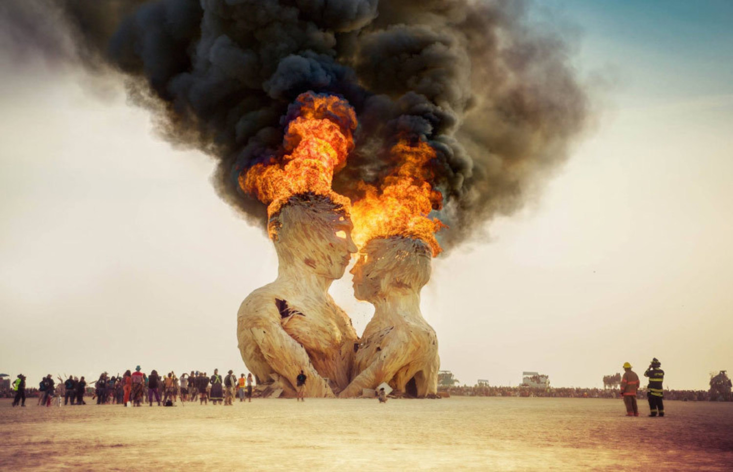 Фестиваль Burning Man (горящий человек) в пустыне Блэк-Рок