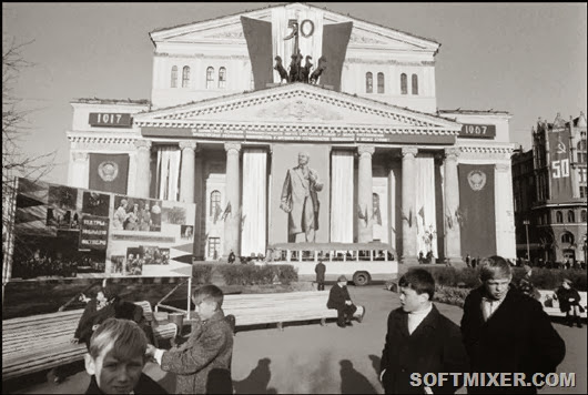 Праздничная Москва 7 ноября 1967 года 