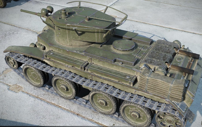 Советский лёгкий танк БТ-7 вооружение