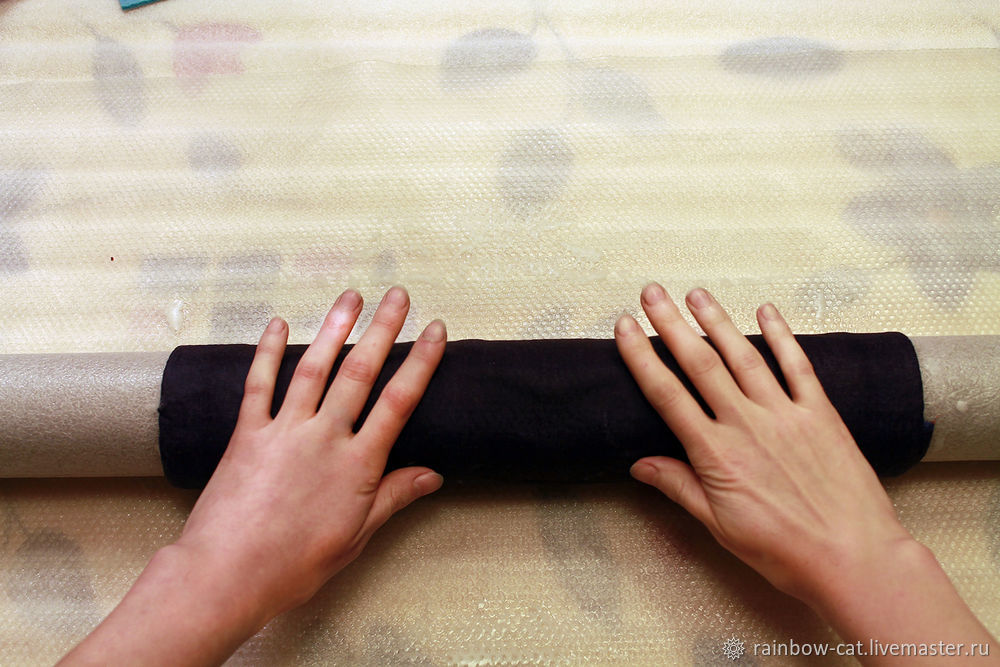 Валяем шапочку в технике 3D-пэчворк Валяем шапочку в технике 3D-пэчворк валяние,мастер-класс