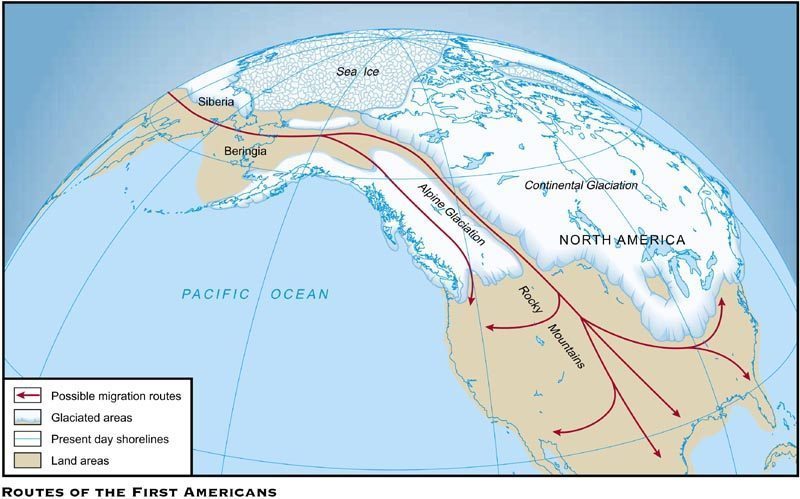 Северную Америку, возможно, заселили  древние жители Японских островов