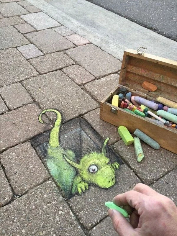 Умеют же люди рисовать! Уличная живопись, Фотография, Стрит-Арт, Длиннопост