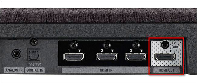 hdmi arc на задней панели телевизора