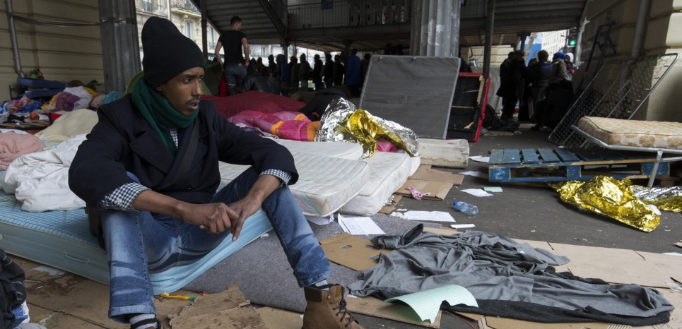 Une centaine de migrants occupent un lyc&eacute;e d&eacute;saffect&eacute; &agrave; Paris