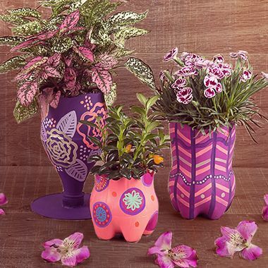 Веселые горшки из пластиковых бутылок: 33 идеи и их воплощение Веселые горшки из пластиковых бутылок: 33 идеи и их воплощение для дома и дачи,новая жизнь старых вещей