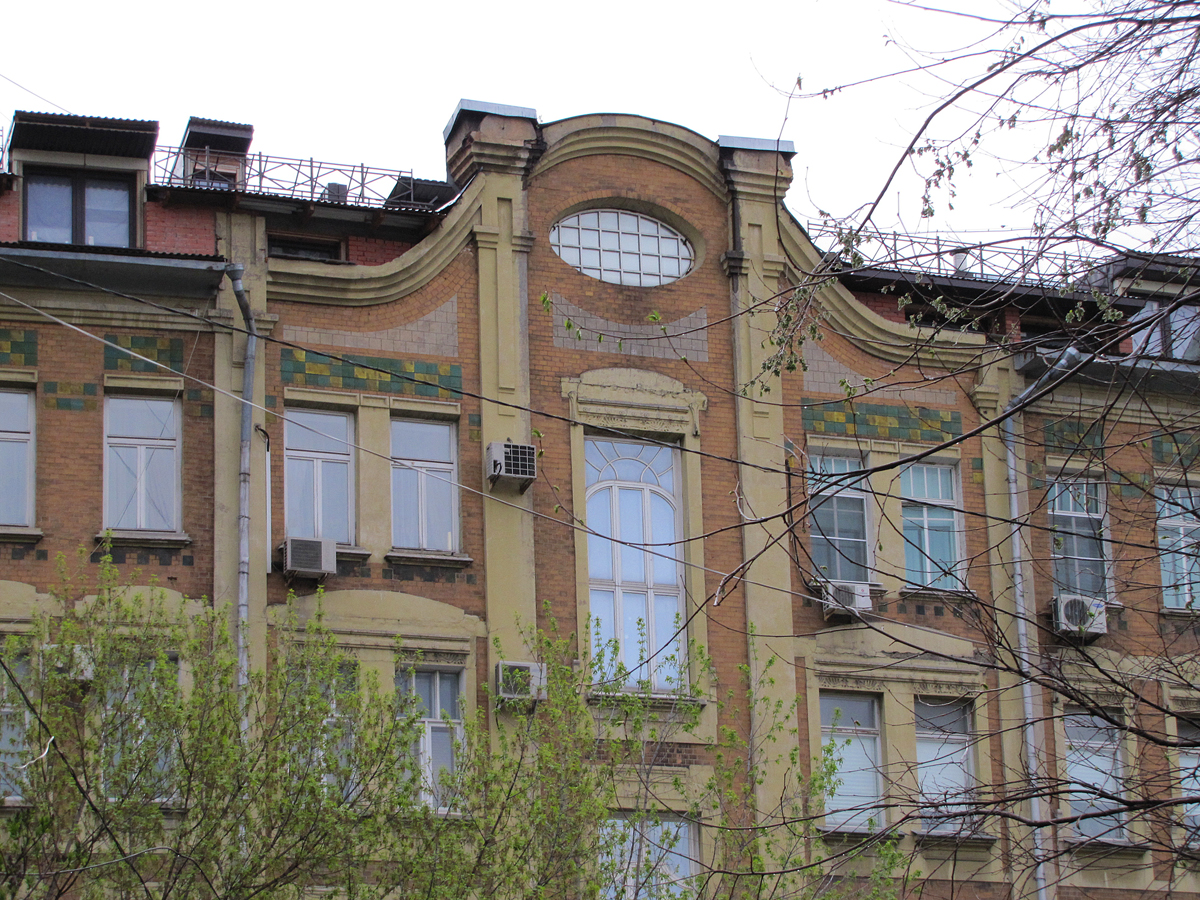 Причудливый декор московских домов в стиле модерн, ч.11