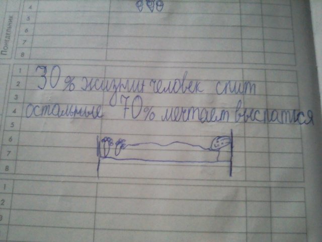 Записи в детских дневниках