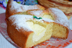 Творожный пирог на кефире