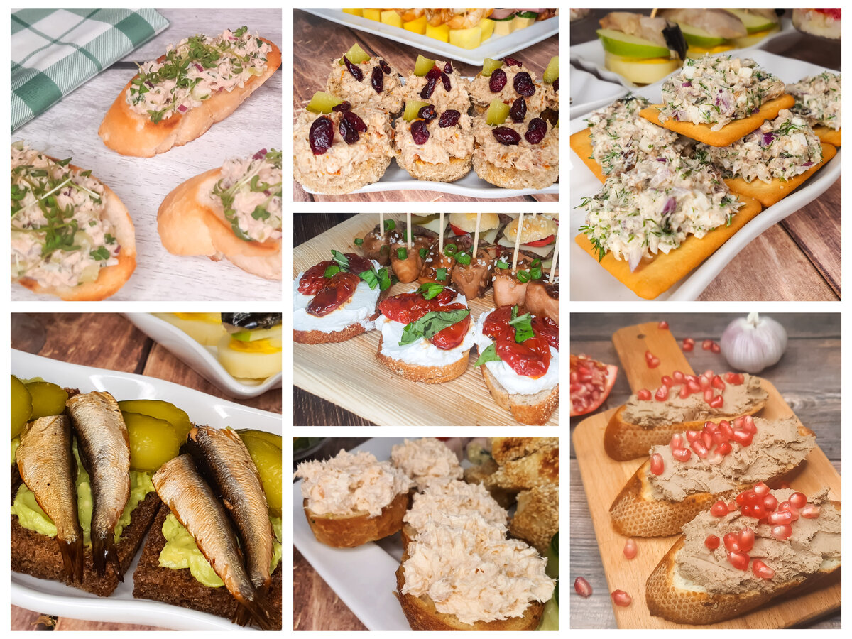 10 вариантов бутербродов для праздничного стола и не только