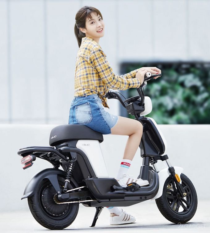 Xiaomi представила стильный электробайк с запасом хода до 120 км xiaomi,гаджеты,технологии,электробайк