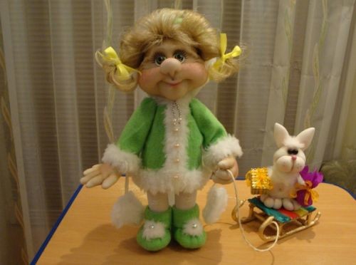 Игрушки из капроновых носков