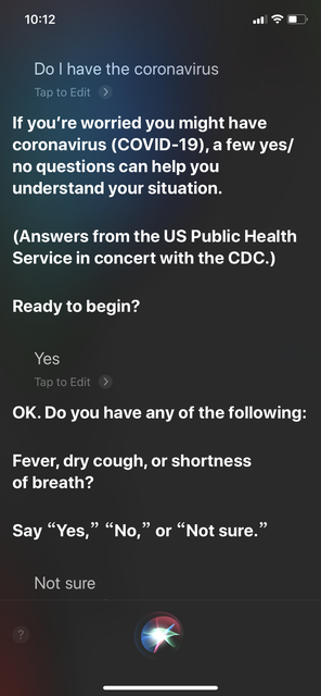 iPhone и Siri теперь помогают выявить коронавирус COVID-19 Apple, предложит, и отдышки, у вас, помощью, за медицинской, обратиться, немедленно, посоветует, симптомы — Siri, коронавирусЕсли, Также, помощь», выявлен, у которого, вы человеком, не контактировали ли, спросит, и вызвать «скорую, Компания
