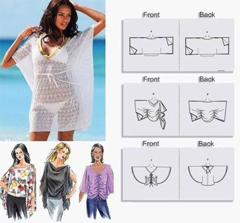 Шъём пляжное платье своими руками Одежда,пляжное платье,Хенд мейд