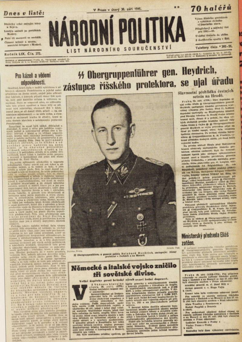Операция «Антропоид»: убить рейхспротектора Операция «Антропоид»: убить рейхспротектора