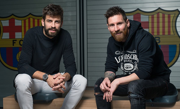 Лионель Месси и Жерар Пике провернули бизнес-сделки накануне важного матча