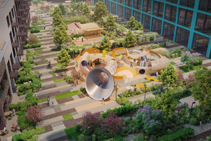 Лучшие детские площадки Москвы Путешествия,фото