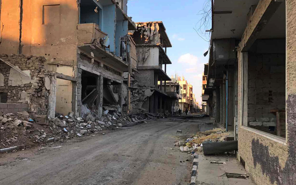 Разрушенные в результате боевых действий дома в жилой части города Пальмира в сирийской провинции Хомс. Фото: © РИА Новости/Михаил Алаеддин