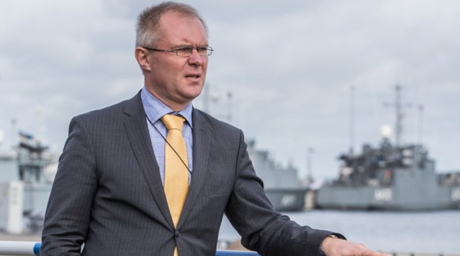 Министр обороны Эстонии Ханнес Хансо. Фотография: Tairo Lutter/postimees.ee