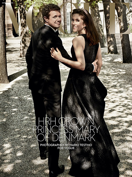 Принц Фредерик и принцесса Мэри на обложке августовского номера австралийского Vogue