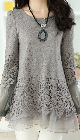 Суперженственные тренды нового сезона - кружево и ажур мода