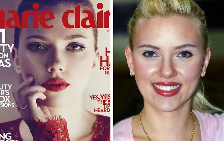 Как выглядят звезды на обложках глянца и в реальной жизни Как выглядят звезды на обложках глянца и в реальной жизни знаменитости