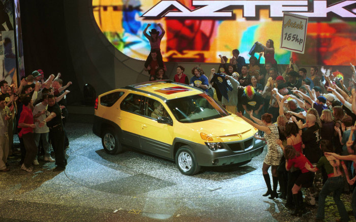 Pontiac Aztek – традиционный «мальчик для битья» в обзорах худших автомобилей.