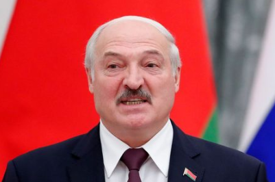 Belarusian President Alexander Lukashenko speaks during a news conference following talks with his Russian counterpart Vladimir Putin at the Kremlin in Moscow, Russia September 9, 2021. REUTERS/Shamil Zhumato