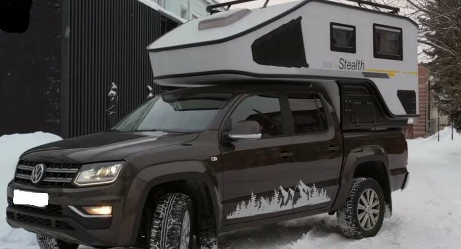 Как выглядит автодом, у которого жилой модуль крепится сверху машины