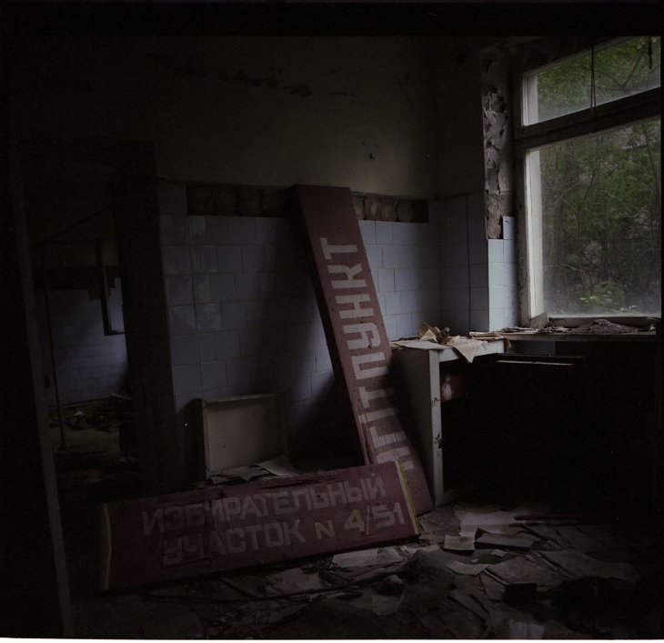 Фотографии из Чернобыльской зоны 