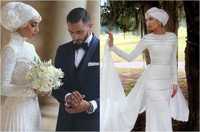 Женщина в исламе: 25 фотографий прекрасных мусульманских невест в свадебных хиджабах