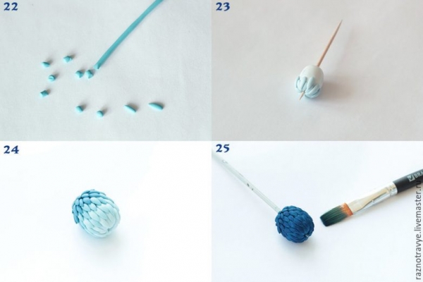 Любимые бусы в стиле гжель гжель