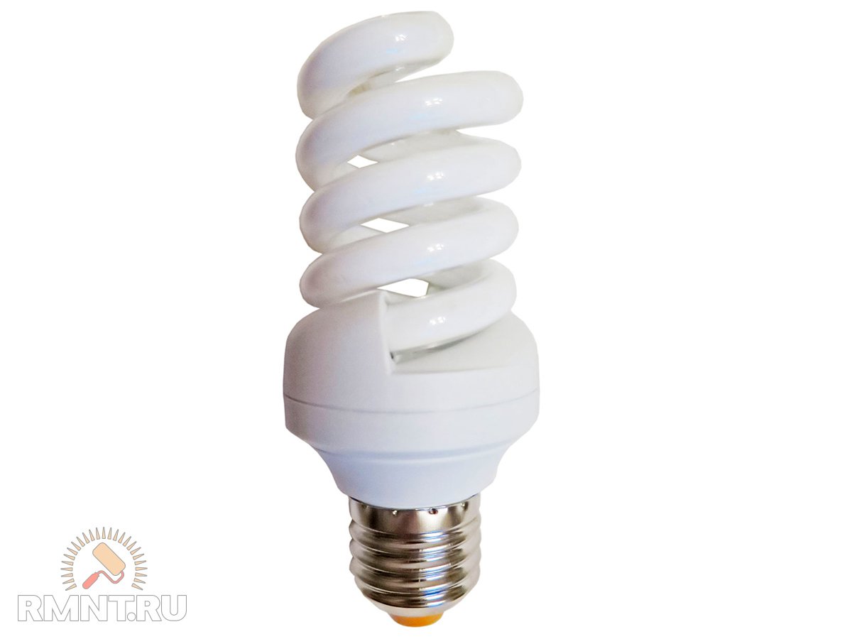 Разбилась энергосберегающая лампа: что делать?