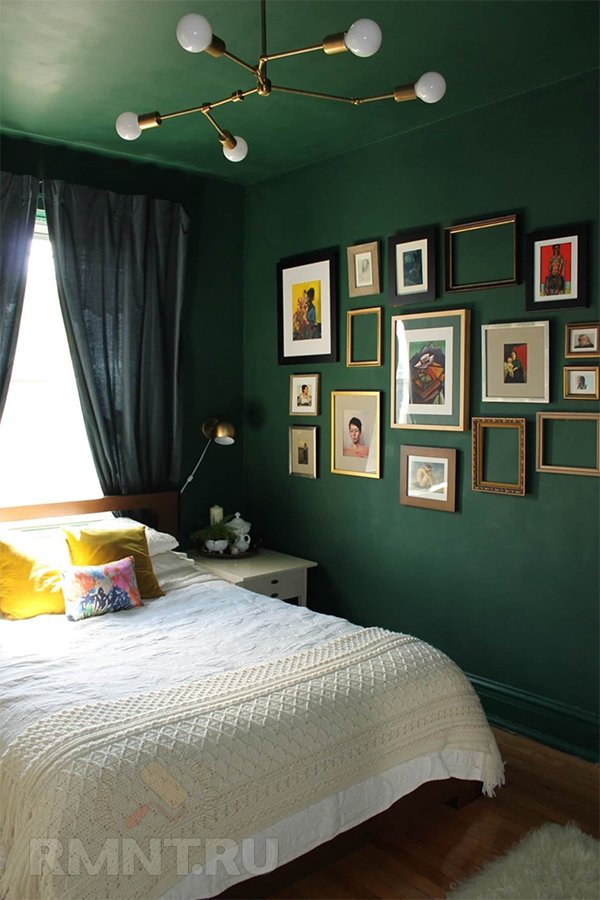 Интерьеры с тёмно-зелёными стенами: фотоподборка очень, стены, тёмнозелёный, можно, тонов, такого, оттенками, хотят, подходит, которые, приобрести, цвета, диван смотрелся, у такой, ничуть, хужеТёмнозелёный, Несмотря, оформления, любой, коричневый кожаный