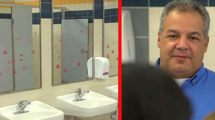 Школьницы издевались над уборщиком туалетов… Но он очень красиво им отомстил!
