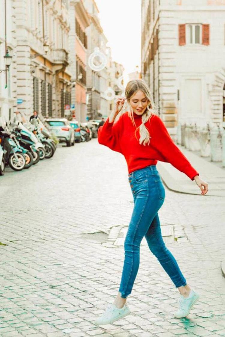 Красные кофты: лучшие сочетания этой осенью и зимой Красные кофты: лучшие сочетания этой осенью и зимой женские хобби