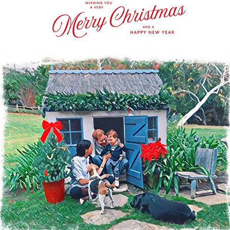 Меган Маркл и принц Гарри представили рождественскую открытку Меган Маркл и принц Гарри представили рождественскую открытку Монархии