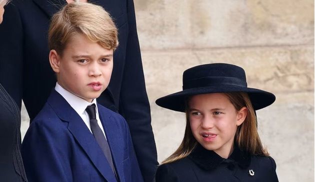 принц Джордж и принцесса Шарлотта держались молодцами